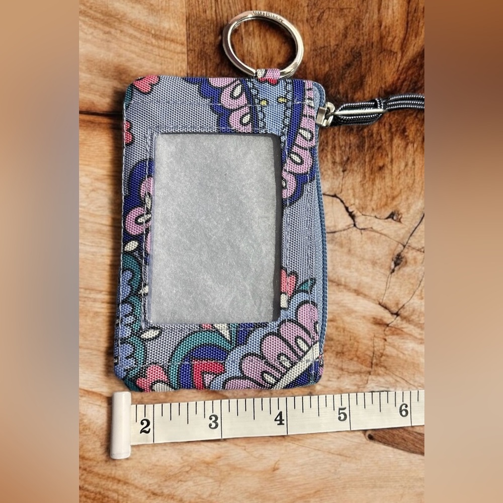 Vera Bradley Floral Patterned Keychain Wallet